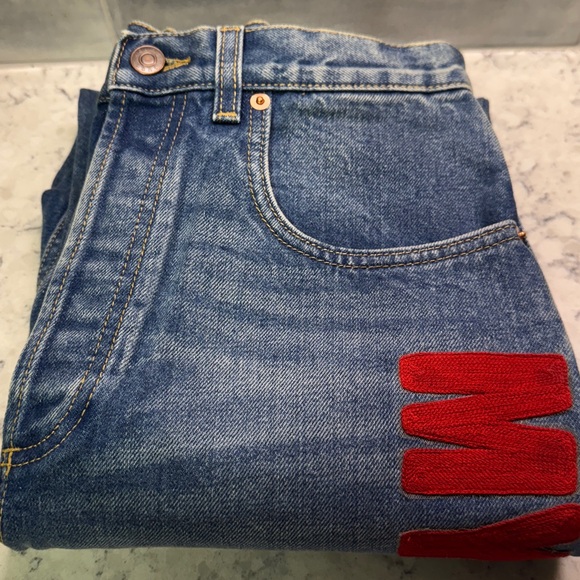 Gucci Denim Jeans “My Body My Choice” size 26 My Body My Choice - Picture 7 of 9